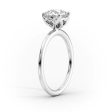 The Alison Set With A 1 Carat Elongated Cushion Lab Diamond For Cheap