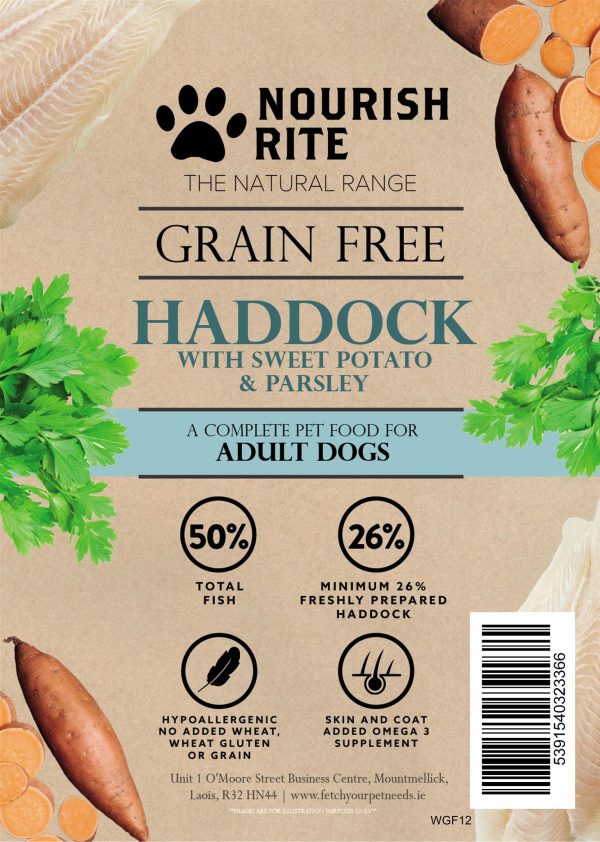 Nourish Rite Grain Free Adult - Haddock on Sale