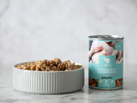 Billy & Margot Chicken with Superfoods Puppy Tin Online now