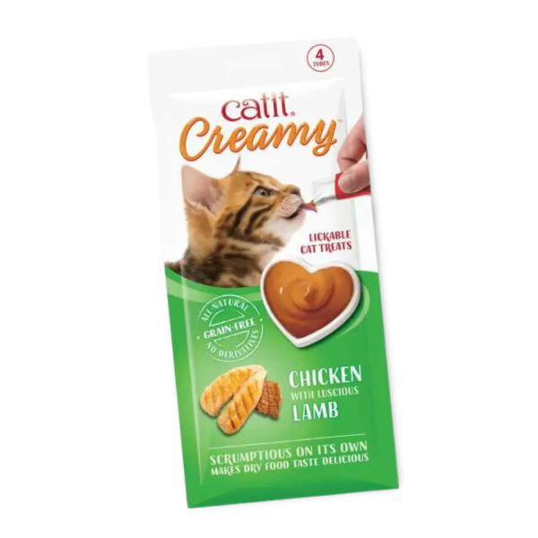 Catit Creamy Lickable Cat Treat - Chicken with Lamb Discount