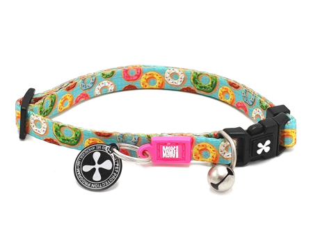 Max and Molly Donuts Smart ID Cat Collar Fashion