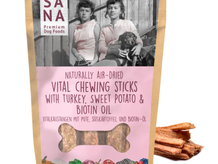 Sana Vital Chewing Sticks with Turkey, Biotin & Linseed Oil Online Sale