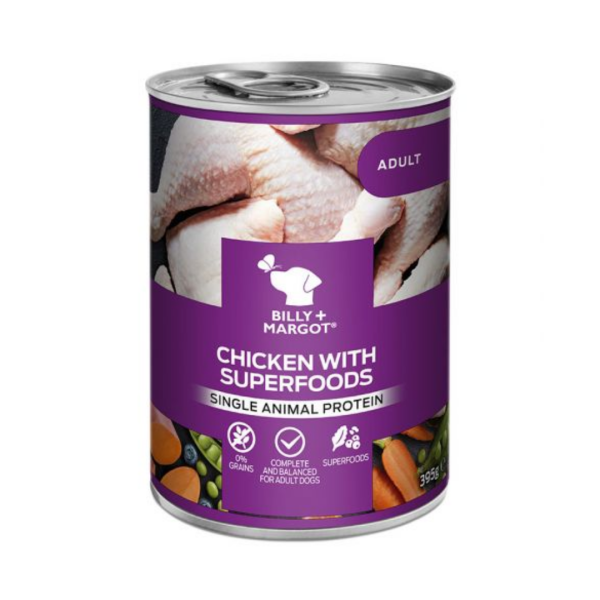 Billy & Margot Chicken with Superfoods Tin Online now