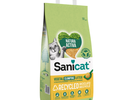 Sanicat Recycled Vegetal Clumping Litter For Sale