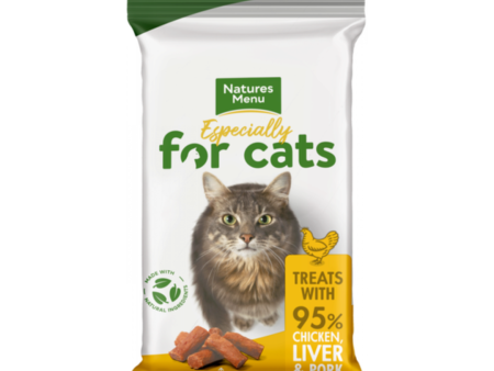 Natures Menu 95% Chicken, Liver & Pork Treats for Cats Fashion