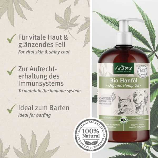 AniForte Organic Hemp Oil for Pets Supply