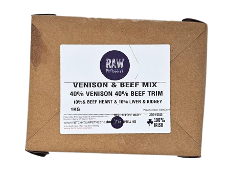 Raw Necessity Boneless Venison and Beef 1kg Sale