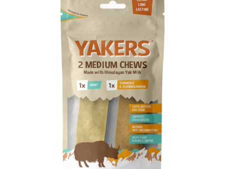 Yakers Mint and Turmeric 2 Pack Supply