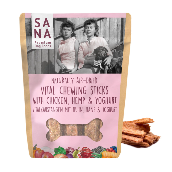 Sana Vital Chewing Sticks with Chicken, Hemp & Yoghurt Supply