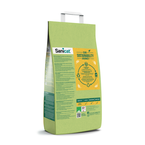 Sanicat Recycled Vegetal Clumping Litter For Sale