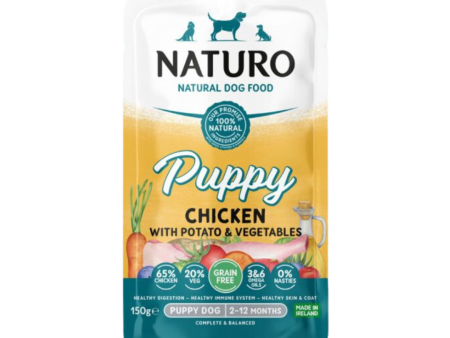 Naturo Puppy Grain Free Chicken, Potato & Veg Pouch Online now