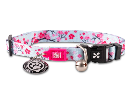 Max and Molly Cherry Blossom Smart ID Cat Collar Online Sale