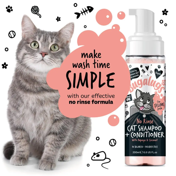 Bugalugs No Rinse Cat Shampoo & Conditioner Cheap