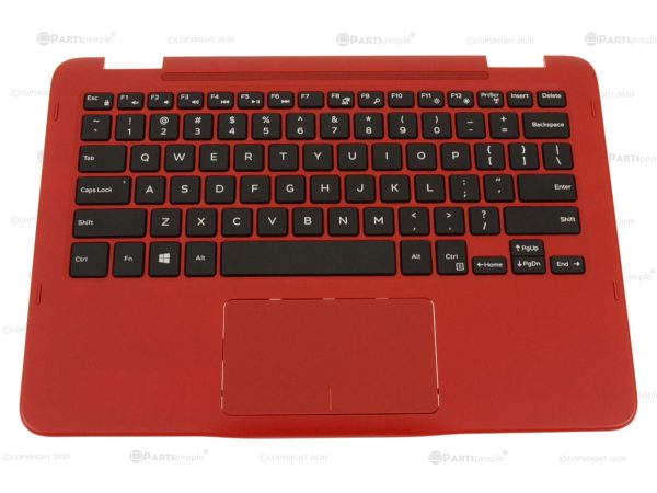 Refurbished Dell OEM Inspiron 3185 2-in-1 Laptop Palmrest Touchpad Keyboard Assembly PNWGK 00JK9 For Discount