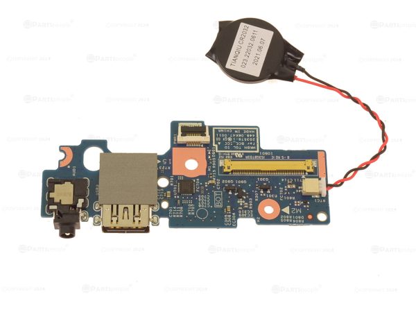 New Dell OEM Inspiron 5402 USB Audio Port SD Card Reader IO Circuit Board With CMOS Battery 1M1V5 Cheap