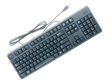 Refurbished Dell OEM USB Slim Quiet 104-Key External Keyboard Black 4G481 Online Hot Sale