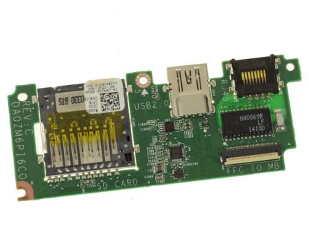 Refurbished Dell OEM Inspiron 3138 USB SD Card Reader IO Circuit Board XN3CX Online Sale