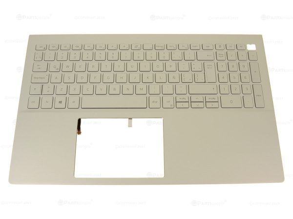 Refurbished SPANISH Dell OEM Inspiron 5505 Palmrest Backlit Keyboard Assembly TTGCH For Sale