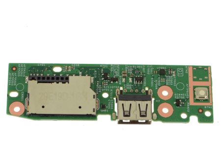 Refurbished Dell OEM Inspiron 5482 2-in-1 Power Button USB SD Card Reader IO Circuit Board 2Y03W For Discount