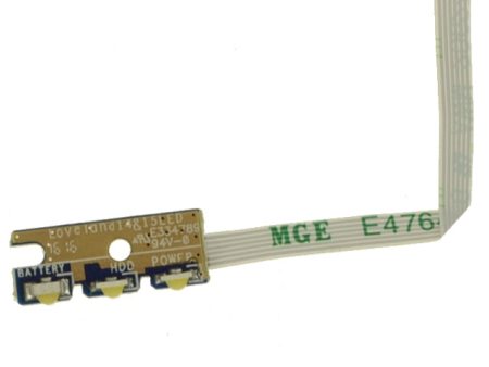 Refurbished Dell OEM Latitude 3470 3560 3570 Power HDD Battery Status Indicator LED Circuit Board Online