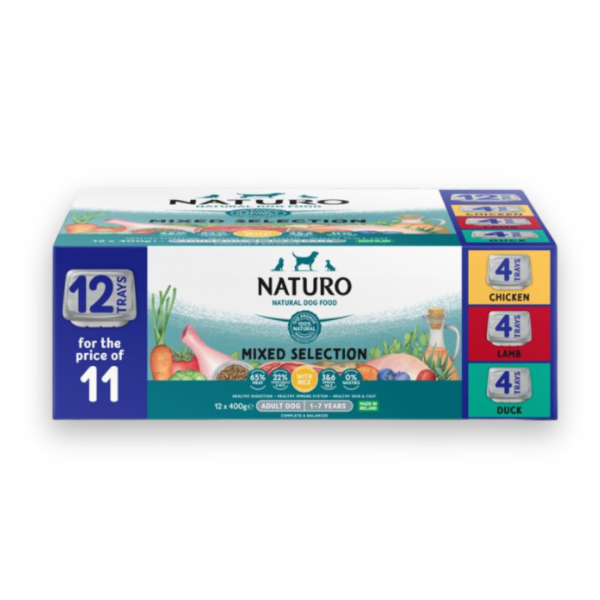 Naturo Dog Food Trays - Mixed Selection Fashion