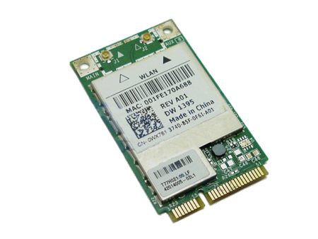 Used Dell OEM Wireless 1395 802.11 b g Wireless WiFi Card WLAN Mini-PCI Express WX781 Fashion