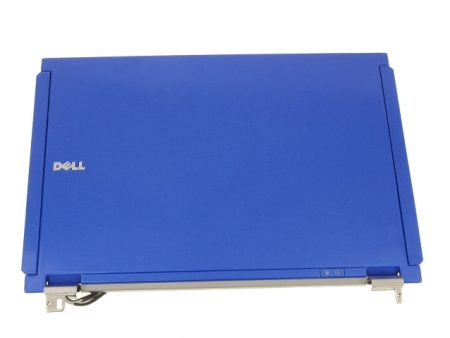 New BLUE Dell OEM Latitude E4200 12.1  LCD Back Top Cover Assembly With Hinges WWAN No Cam For Cheap