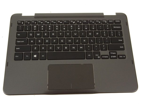 Refurbished Dell OEM Inspiron 3185 2-in-1 Laptop Palmrest Touchpad Keyboard Assembly 8RNGX For Discount