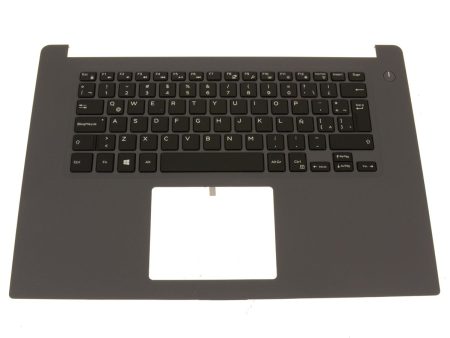 Refurbished Spanish Dell OEM Inspiron 7560 Palmrest Spanish Keyboard Assembly No TP RTJ7W HGH11 Online now