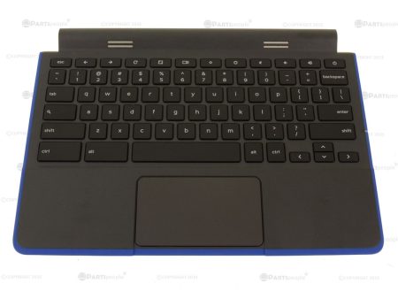 Refurbished Dell OEM Chromebook 11 3120 Palmrest Touchpad Keyboard Assembly  Blue Trim No SIM NGYX3 Online Sale