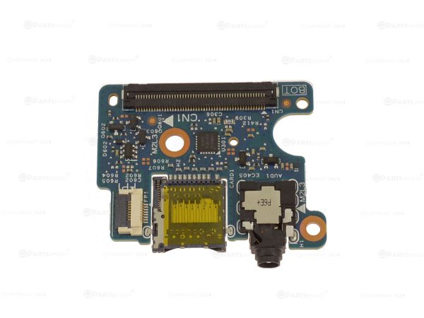 Refurbished Dell OEM Inspiron Plus 7420 Right-side IO Circuit Board  Audio Port and MicroSD slot for Discrete 8DJCG Online Sale