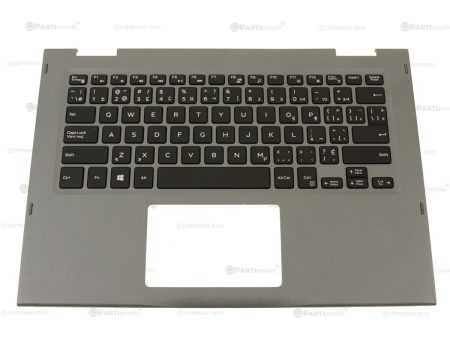 New French English Dell OEM Inspiron 5368 5378 Palmrest Keyboard Assembly No BL GHYTC Discount