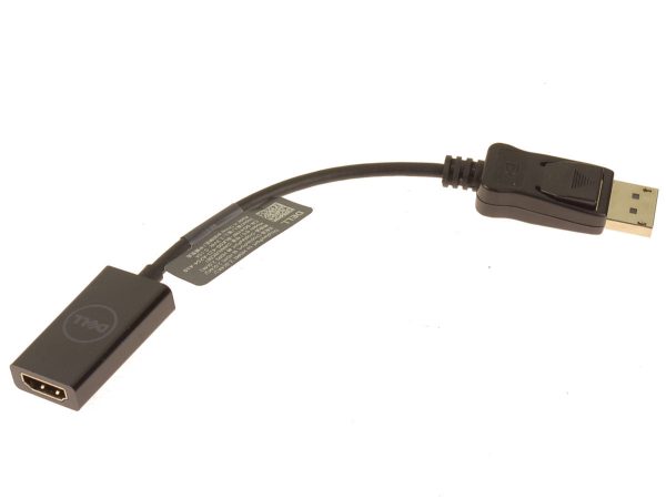 New  Dell OEM DisplayPort Male to HDMI Female Dongle Adapter Cable 4K Ready G4YNF Hot on Sale