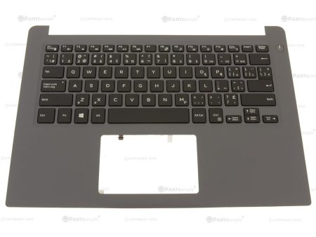 Refurbished French-English Dell OEM Inspiron 7460 Palmrest Spanish Keyboard Assembly No TP N9V3N Supply