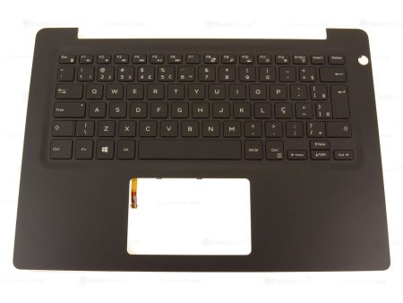 Refurbished Brazil Dell OEM Vostro 5481 Backlit Keyboard Palmrest Assembly 1PGPM Hot on Sale