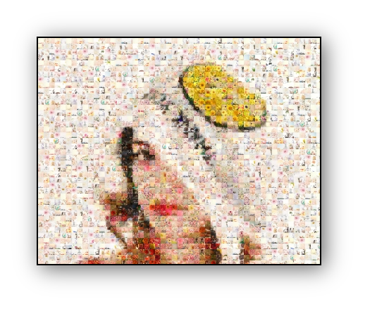 Photo Mosaic Canvas Print Cheap